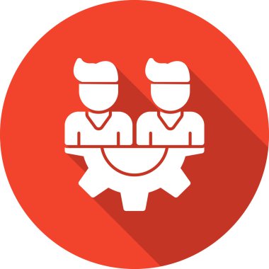 iş takımı simgesi vektör illüstrasyonu