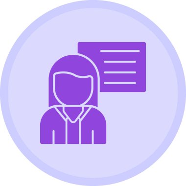 avatar. Web simgesi basit illüstrasyon