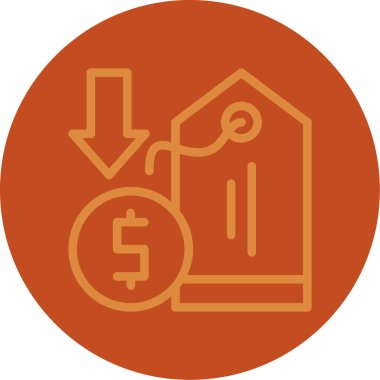 Bir ev simgesinin vektör illüstrasyonu