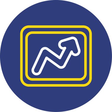 Arkaplan grubunda ok simgesi izole edildi