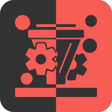 dişli simgesi, vektör çizimi