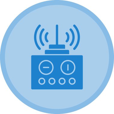 Wi-Fi simgesinin vektör illüstrasyonu