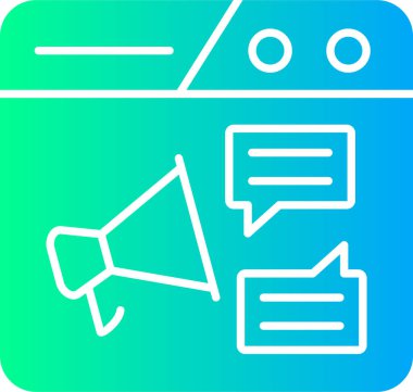 ileti simgesi, vektör illüstrasyonu