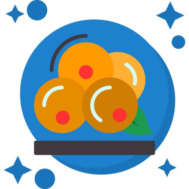 Çin yemeği. Basit illüstrasyon