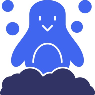 uzaylı simgesi, vektör illüstrasyonu basit tasarım