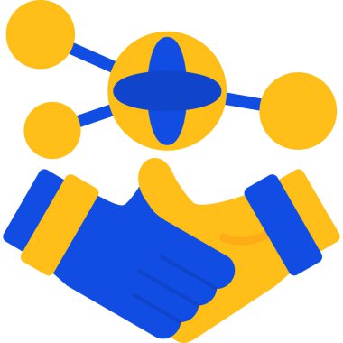 Kalbi olan bir adamın vektör çizimi