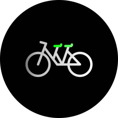 bisiklet ikonu vektör illüstrasyonu