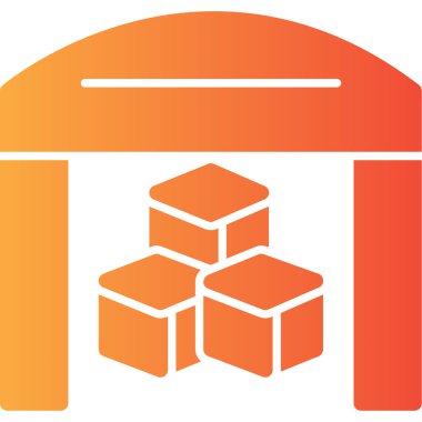 Bir binanın vektör illüstrasyonu