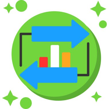 Modern bir simgenin vektör illüstrasyonu