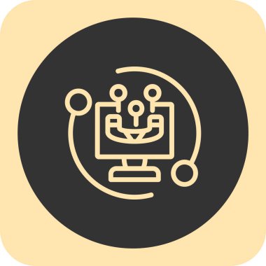 Robot simgesi soyut olarak izole edildi