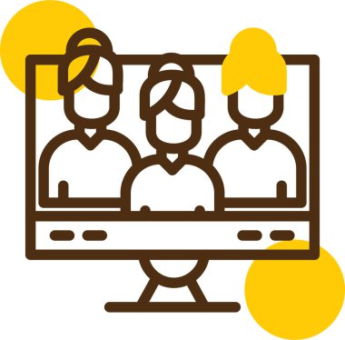 iş ekibi simgesi, vektör illüstrasyonu