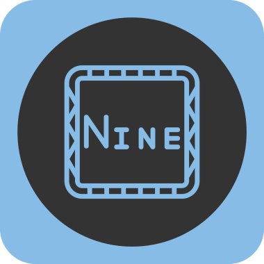 Film vektörünün düz simgesi