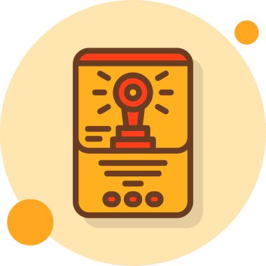 Navigasyon haritası gezinme simgesi - taslak biçimi