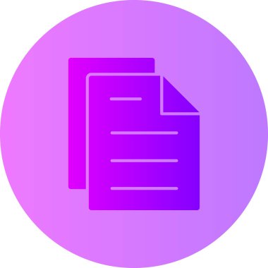 Dosya. Web simgesi basit illüstrasyon