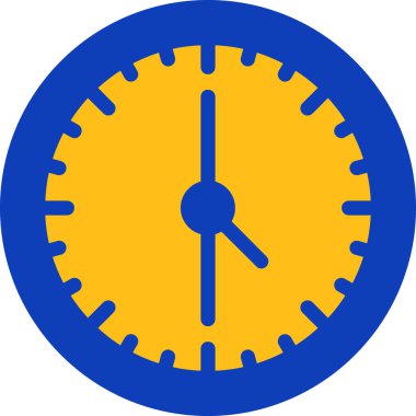 Saat. Web simgesi basit illüstrasyon