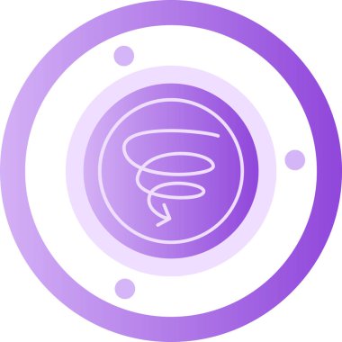 Pusula. Web simgesi basit illüstrasyon