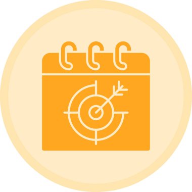 hedef simge vektör illüstrasyonu