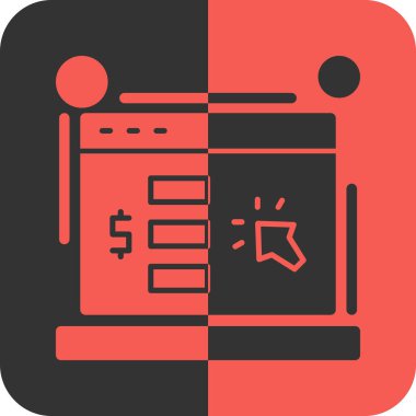 İnternet simgesi, internet düğmesinin vektör illüstrasyonu