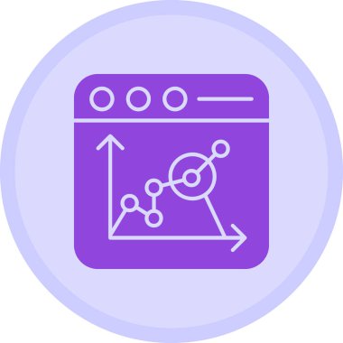 seo modern simgesinin vektör illüstrasyonu