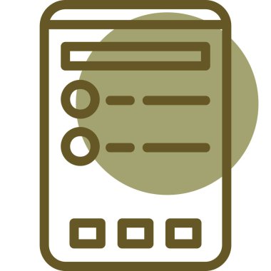 Kontrol listesi. Web simgesi vektör illüstrasyonu