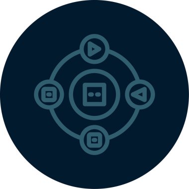 seo modern simgesinin vektör illüstrasyonu