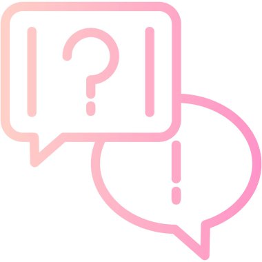 Kabarcık sohbet simge vektör çizim