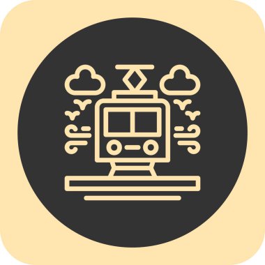 bus simgesi, vektör illüstrasyonu