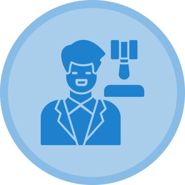 Bir doktor simgesinin vektör çizimi