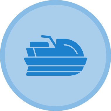 Tekne. Web simgesi basit illüstrasyon