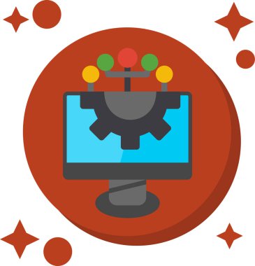 Rozet için iş yönetimi dairesi simgesi