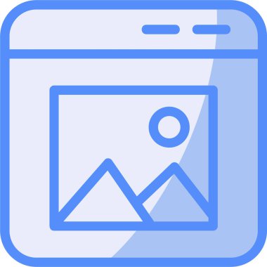 Akıllı telefonun modern bir simgesinin vektör çizimi