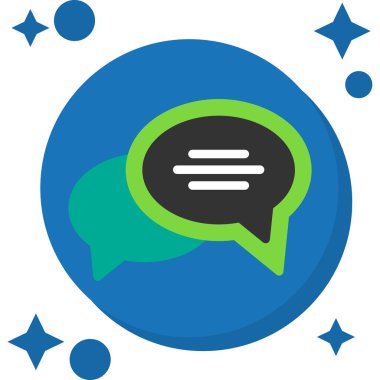 Sohbet sembollü konuşma balonu