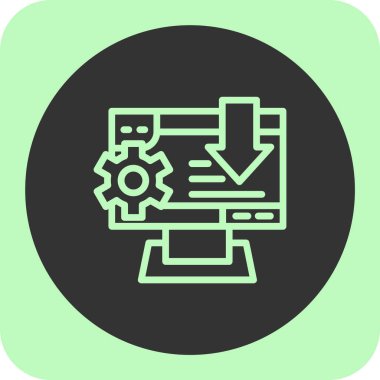 Vektör ayarı Simge illüstrasyonu