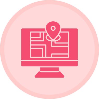 Modern dizüstü bilgisayar simgesinin vektör illüstrasyonu