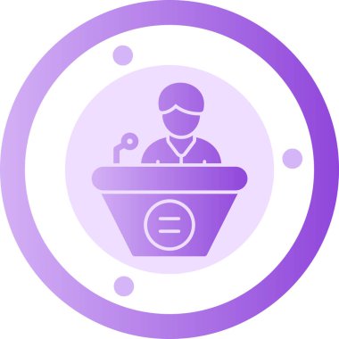 İnsan simgesinin vektör illüstrasyonu