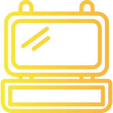 Takvim simgesinin vektör illüstrasyonu