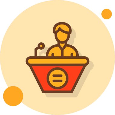 izleyici konferansı simgesi - özet biçimi