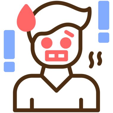 Ana hatları doldurulmuş duman simgesini yak