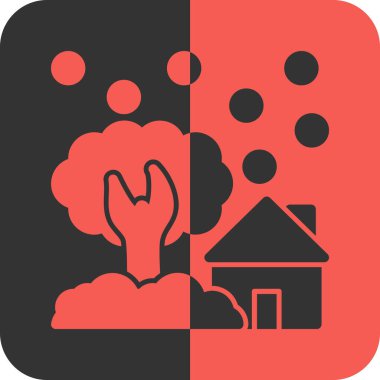 Modern simgenin vektör illüstrasyonu