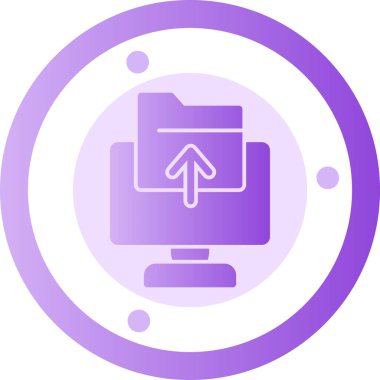 Belge. Web simgesi basit illüstrasyon