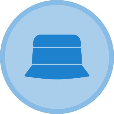 Şapka. Web simgesi basit illüstrasyon