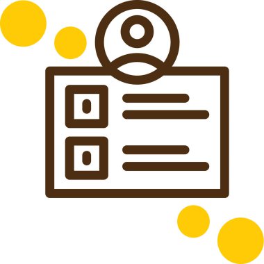 belge simgesi vektör illüstrasyonu