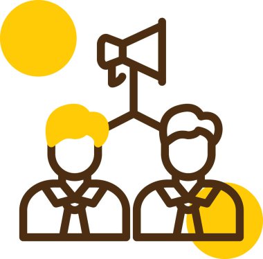 takım çalışma vektör simgesi.