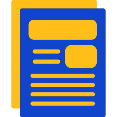 belge simgesi web tasarım vektör çizimi