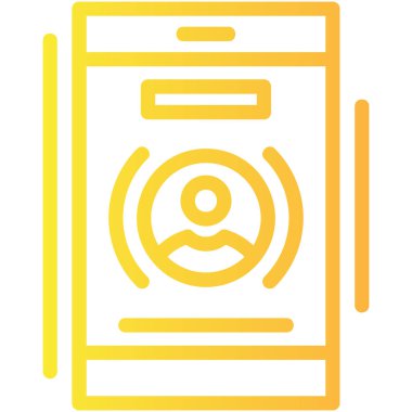 Vektör Mobil simge illüstrasyonu