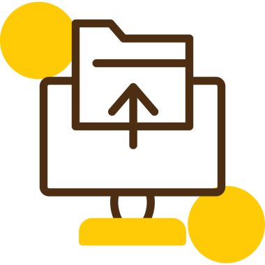 dosya dizini simgesi, vektör illüstrasyonu