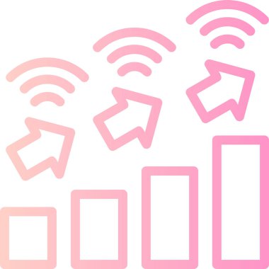 İnternet simgesi, vektör illüstrasyonu