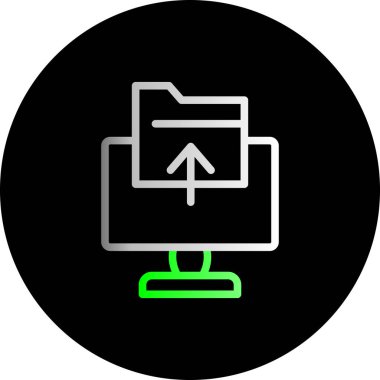 Dosya. Web simgesi basit illüstrasyon