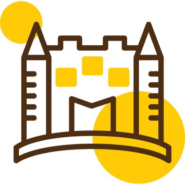 Bina. Web simgesi basit tasarım