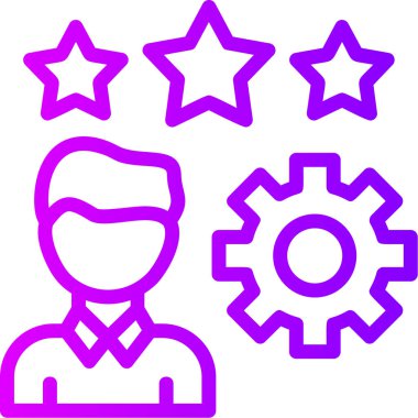 Müşteri servisi simge vektörü.